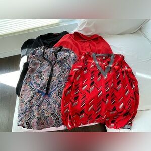 Size xs long sleeve blouses